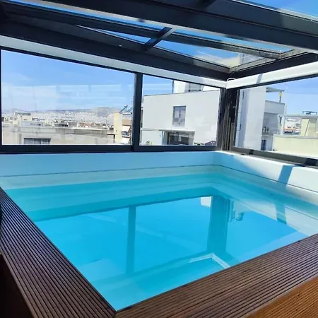 Gazi Pool House Appartement Athene Buitenkant foto